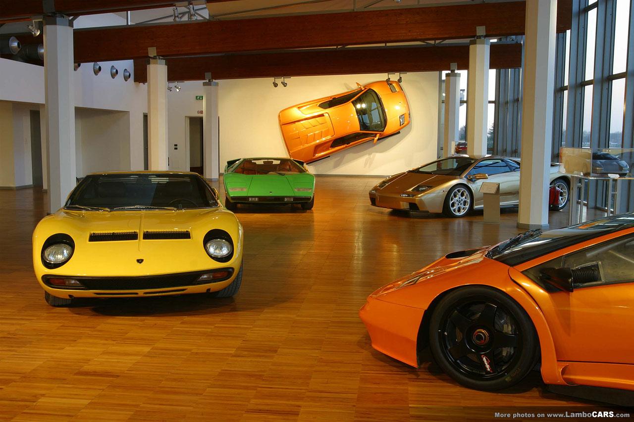 Lamborghini museum wall 10