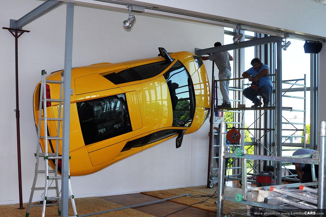 Lamborghini museum wall 3