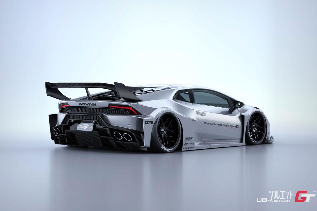 Lb silhouette works huracan gt 3
