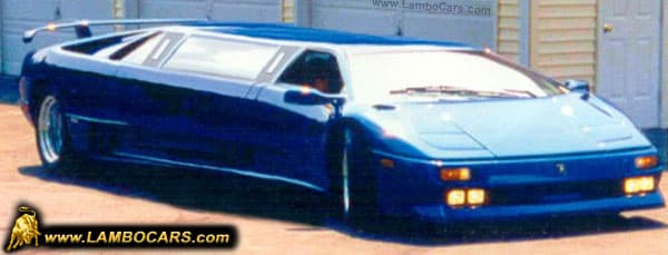 Lamborghini diablo se custom limousine (replica) - limousine