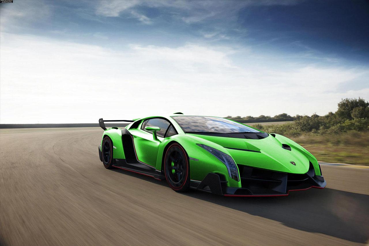 Lamborghini veneno 1 verde