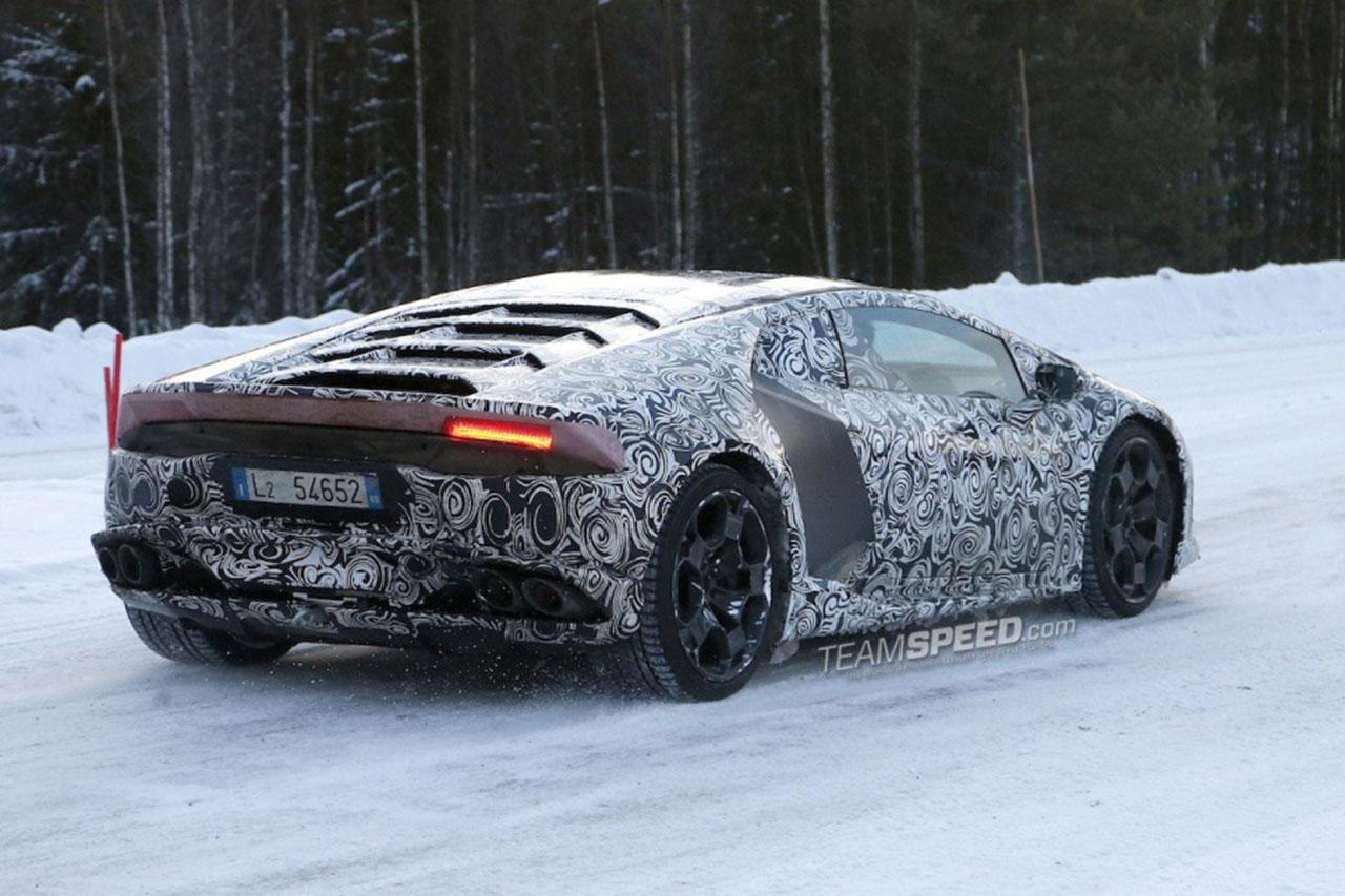 Lamborghini huracan winter testing 10