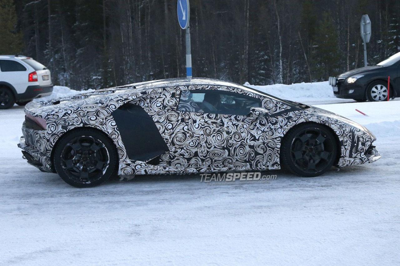 Lamborghini huracan winter testing 11