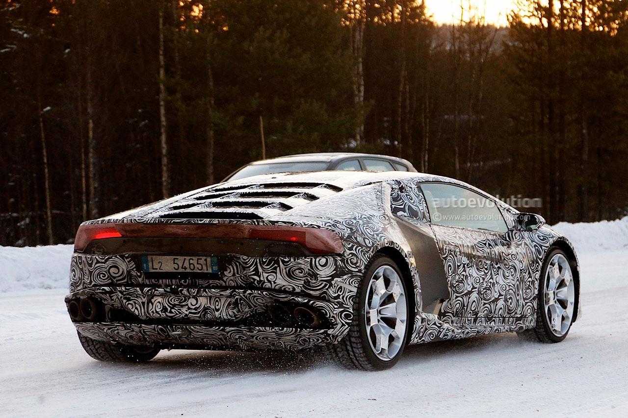 Lamborghini huracan winter testing 2
