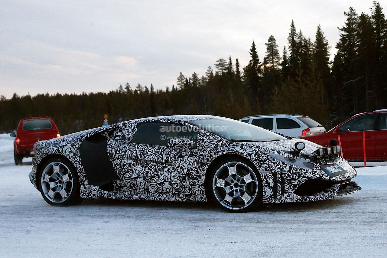 Lamborghini huracan winter testing 6