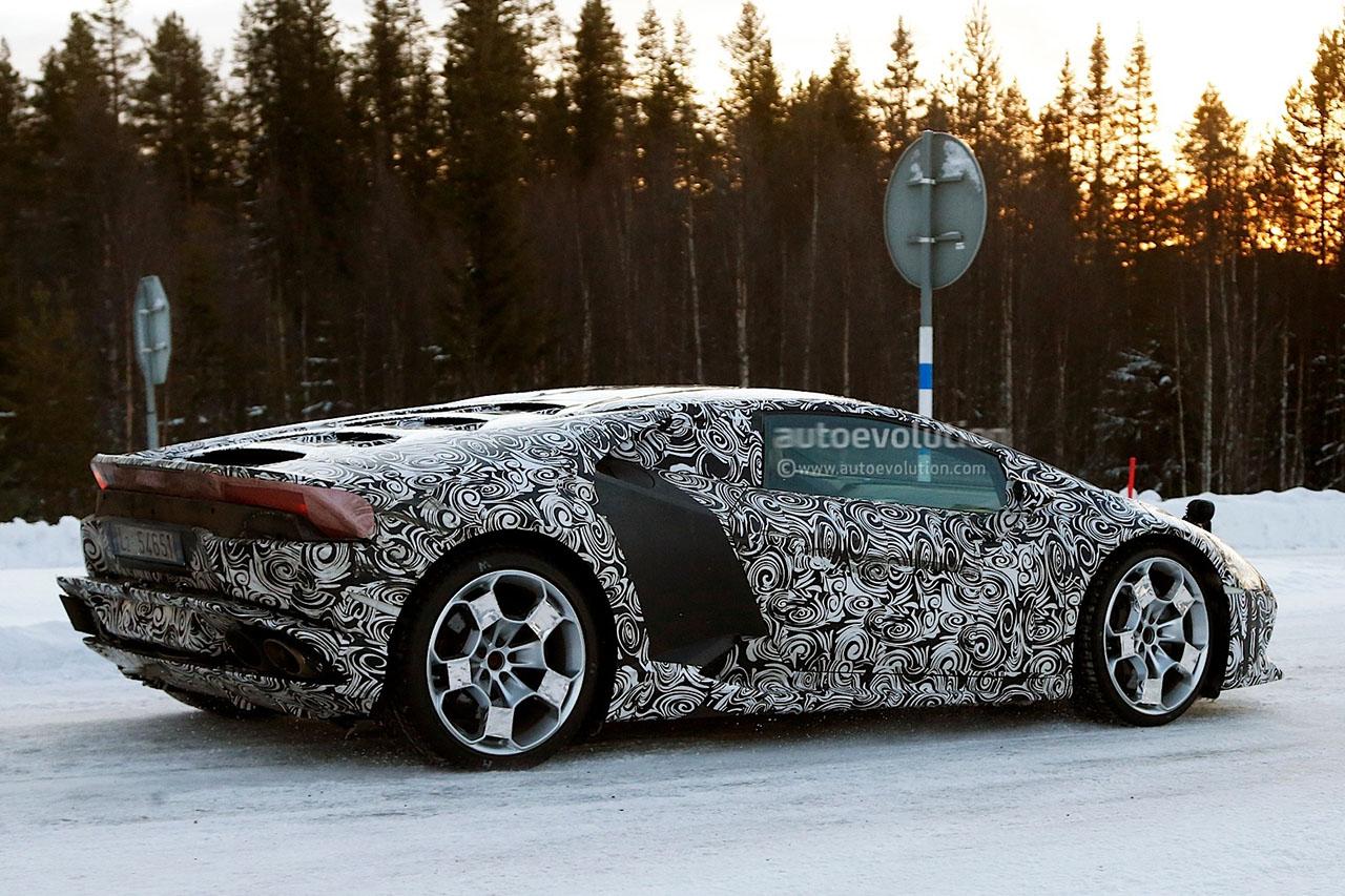 Lamborghini huracan winter testing 7