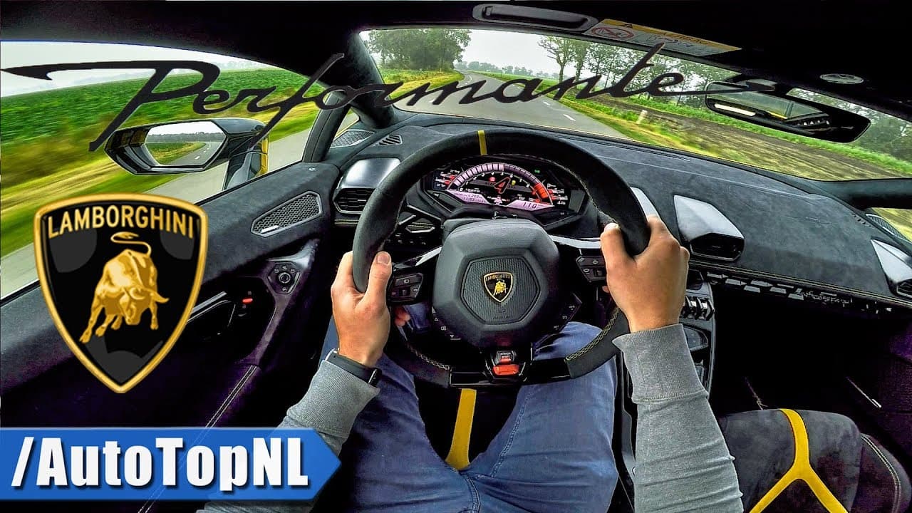 Lamborghini huracan performante lp640-4 pov test drive by autotopnl