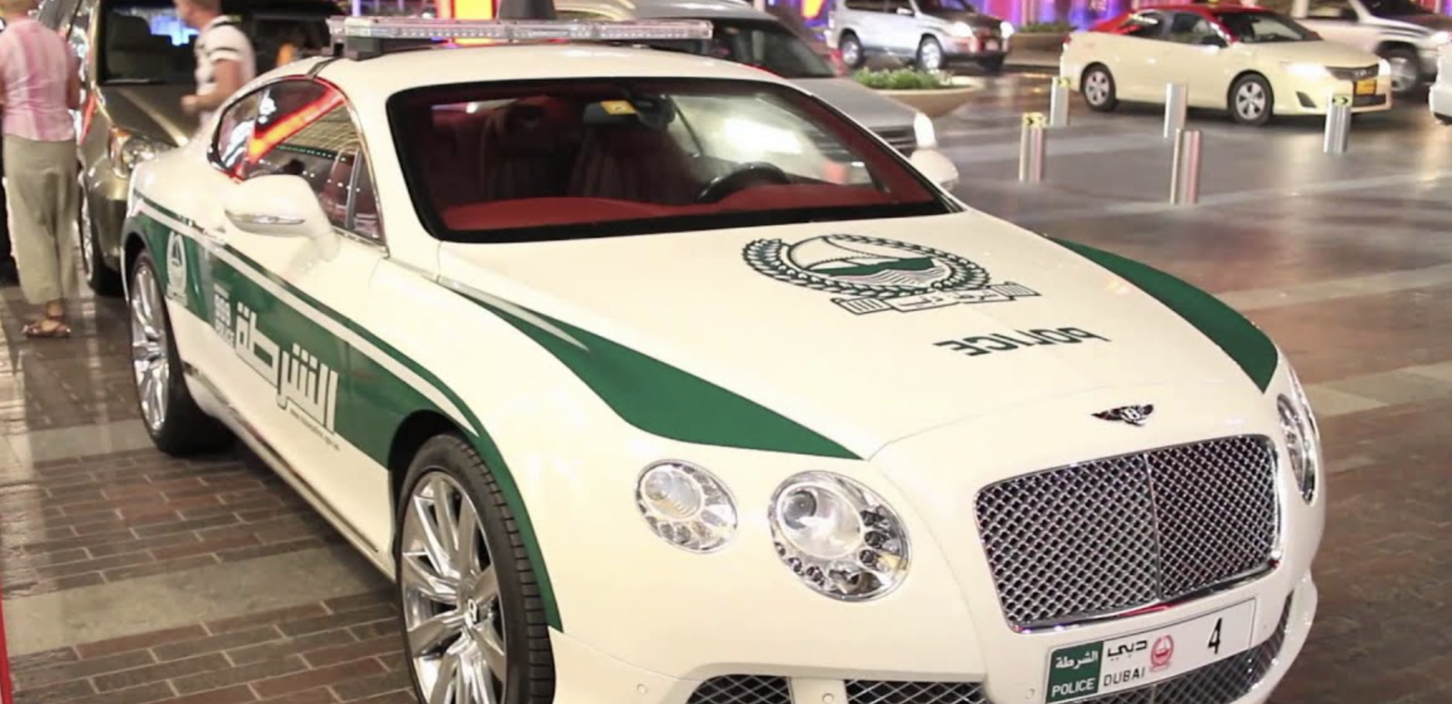 Bentley continental gt dubai police car