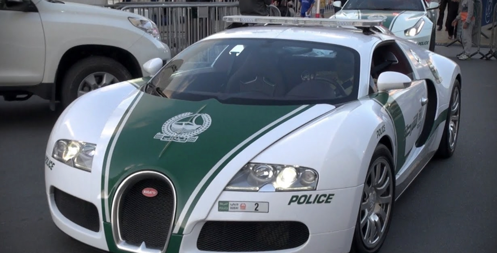 Bugatti veyron dubai police car