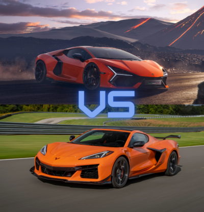 Chevrolet corvette vs. Lamborghini cars