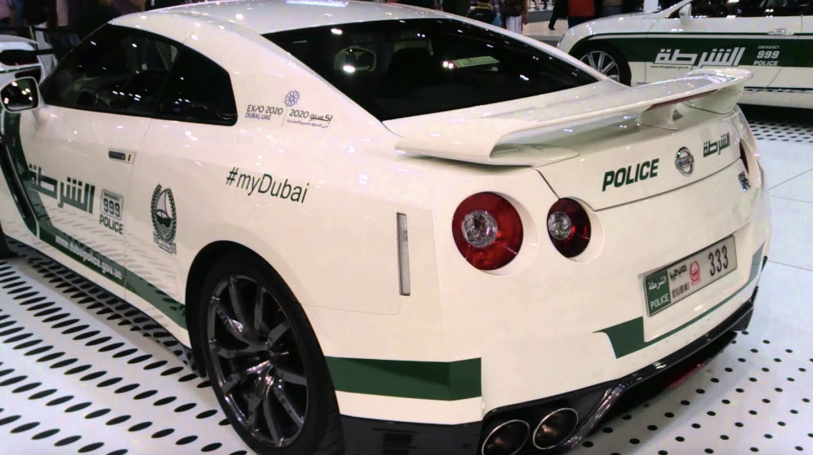 Nissan gt r dubai police car